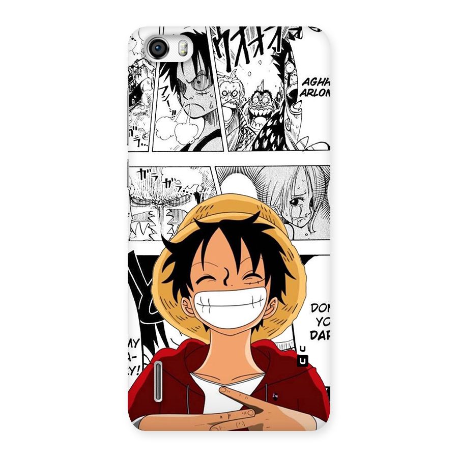 Manga Style Luffy Back Case for Honor 6