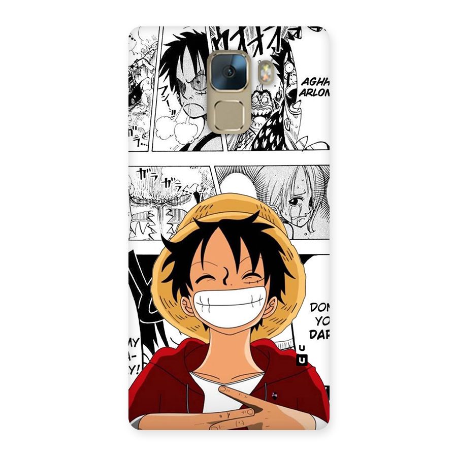 Manga Style Luffy Back Case for Honor 7