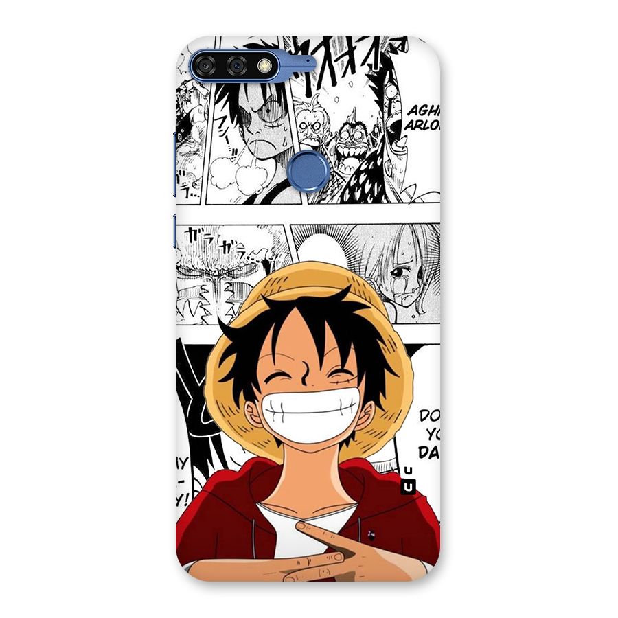 Manga Style Luffy Back Case for Honor 7C