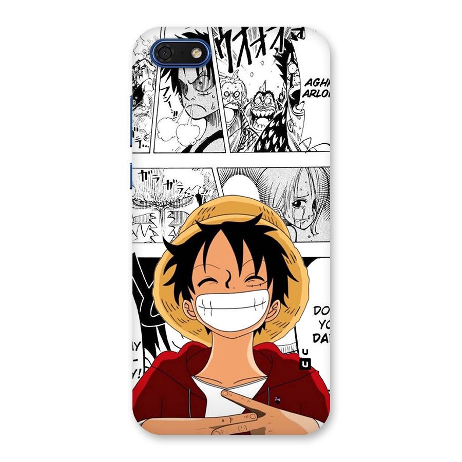 Manga Style Luffy Back Case for Honor 7s