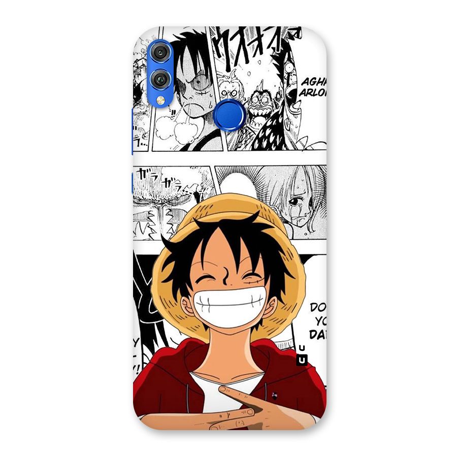 Manga Style Luffy Back Case for Honor 8X