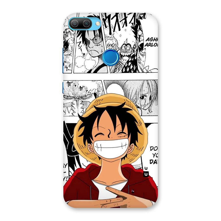 Manga Style Luffy Back Case for Honor 9N