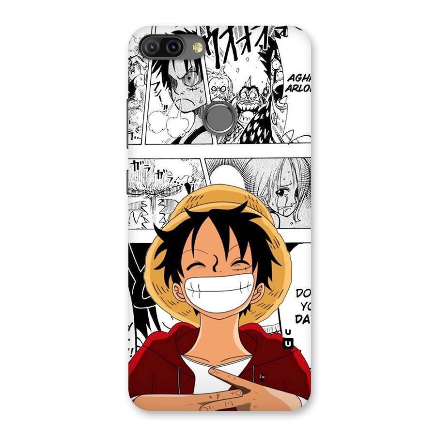 Manga Style Luffy Back Case for Infinix Hot 6 Pro