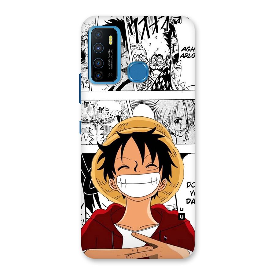 Manga Style Luffy Back Case for Infinix Hot 9