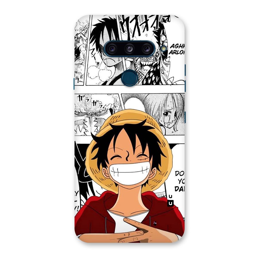 Manga Style Luffy Back Case for LG  V40 ThinQ