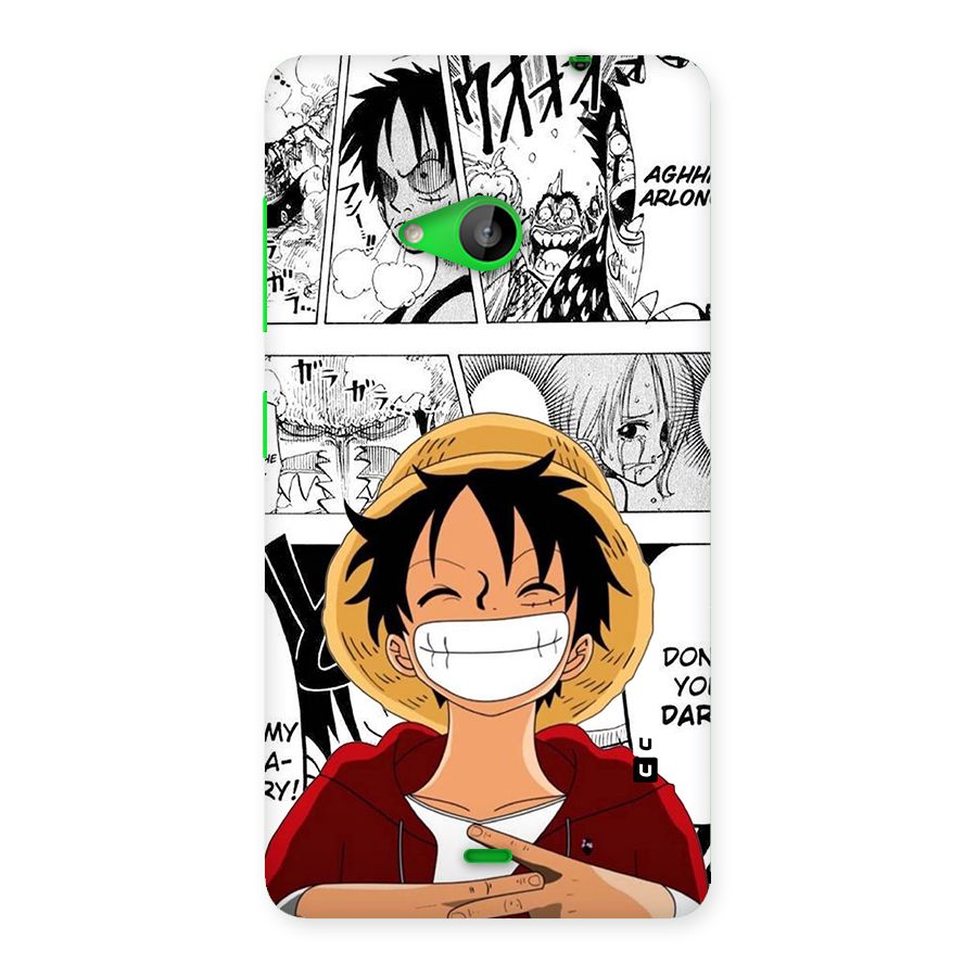 Manga Style Luffy Back Case for Lumia 535