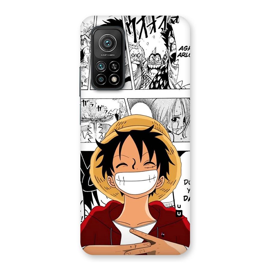 Manga Style Luffy Back Case for Mi 10T 5G