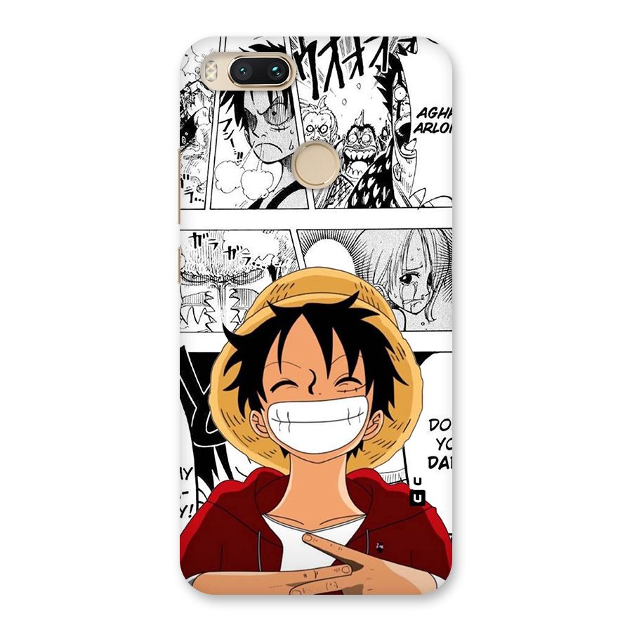 Manga Style Luffy Back Case for Mi A1