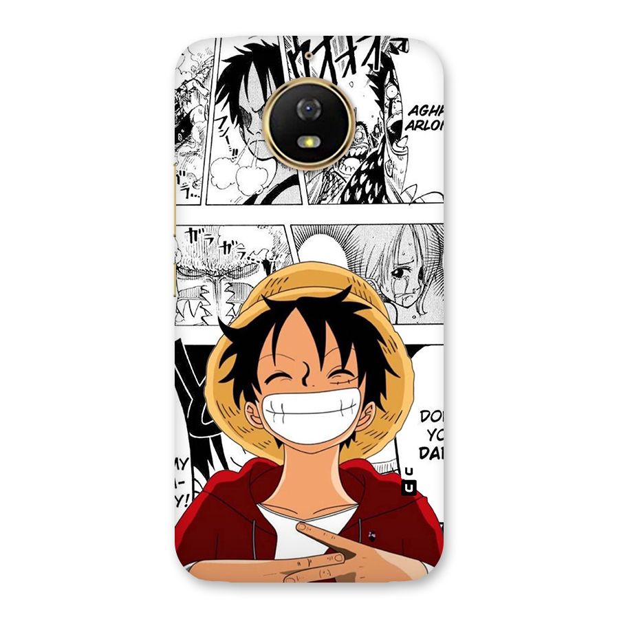 Manga Style Luffy Back Case for Moto G5s