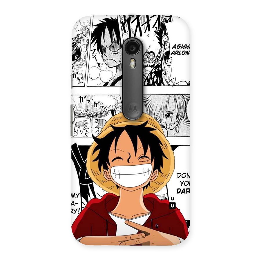 Manga Style Luffy Back Case for Moto G Turbo