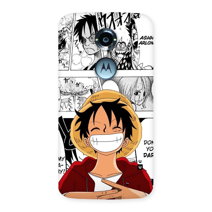Manga Style Luffy Back Case for Moto X2