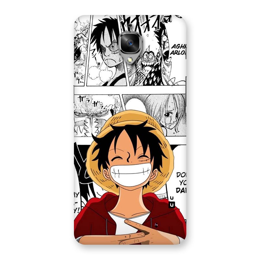 Manga Style Luffy Back Case for OnePlus 3