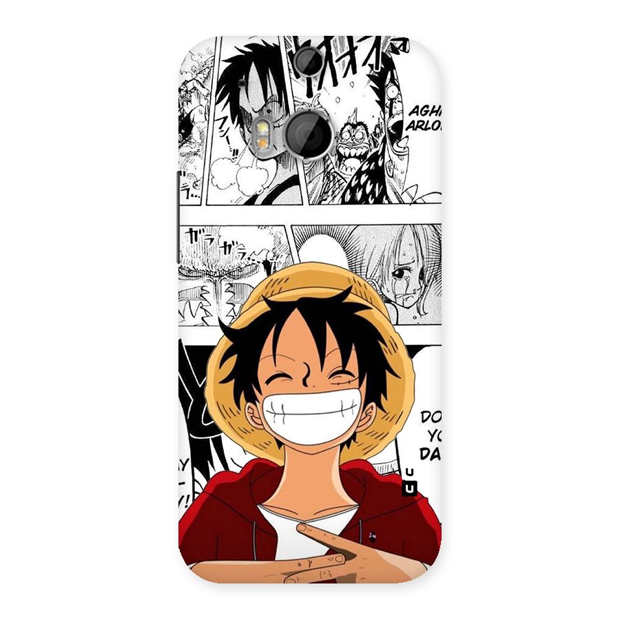 Manga Style Luffy Back Case for One M8