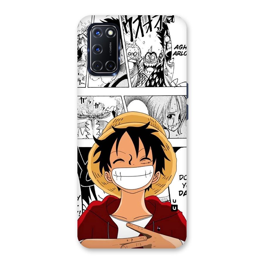 Manga Style Luffy Back Case for Oppo A52