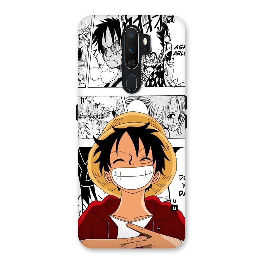Manga Style Luffy Back Case for Oppo A5 (2020)