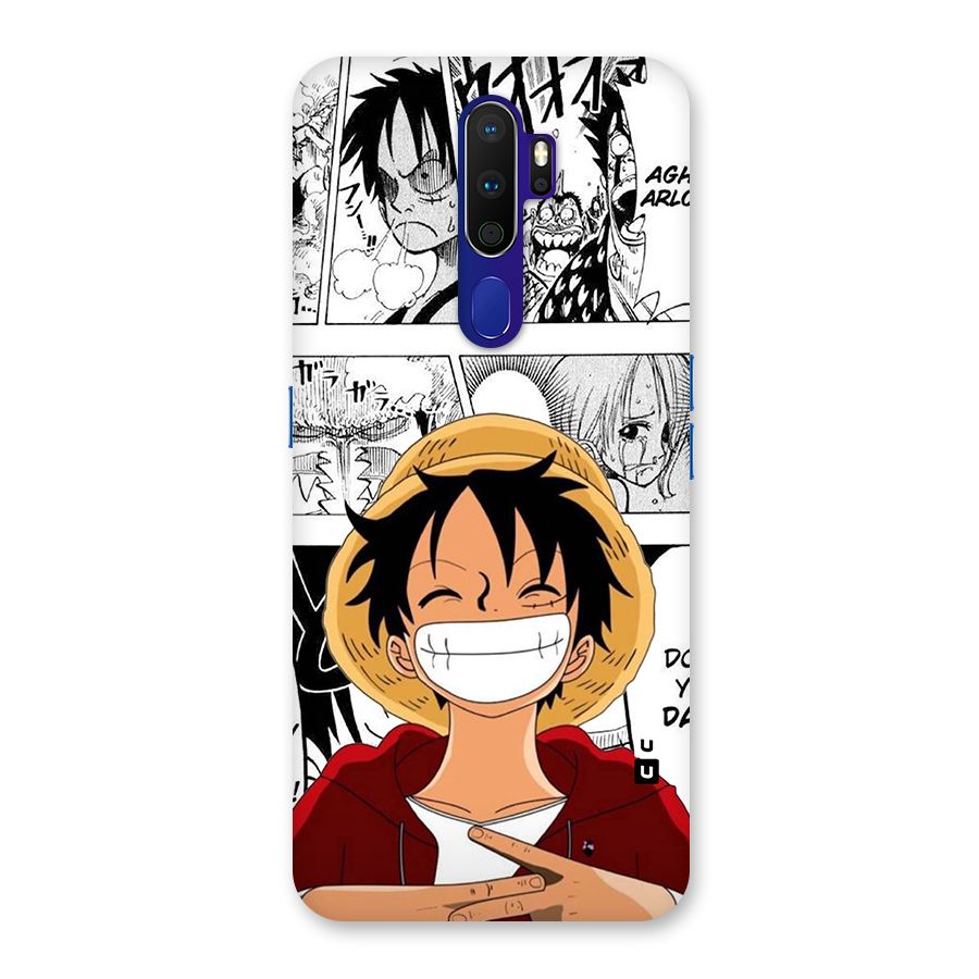 Manga Style Luffy Back Case for Oppo A9 (2020)