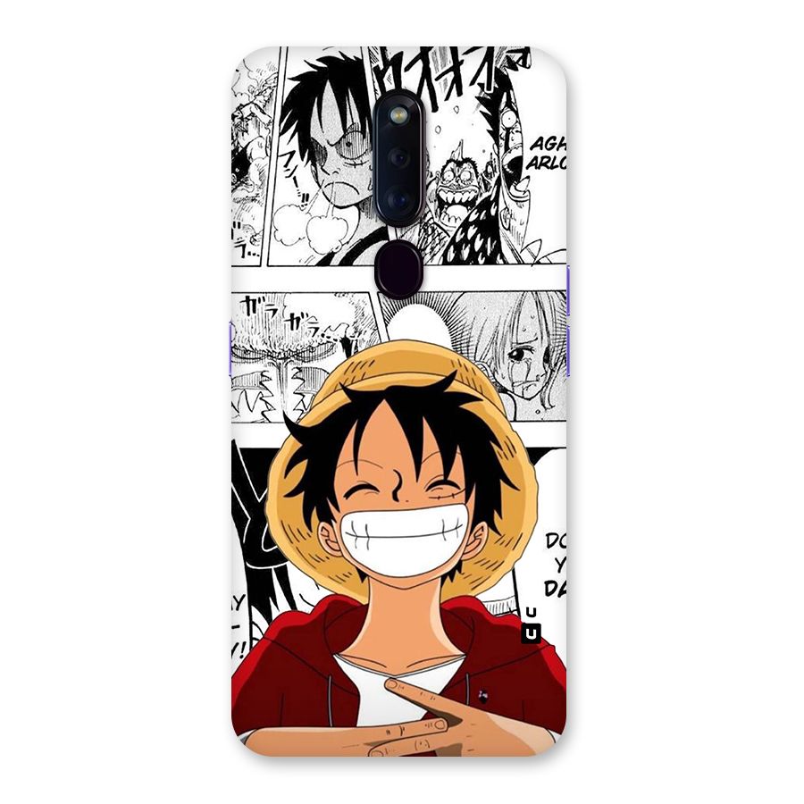 Manga Style Luffy Back Case for Oppo F11 Pro
