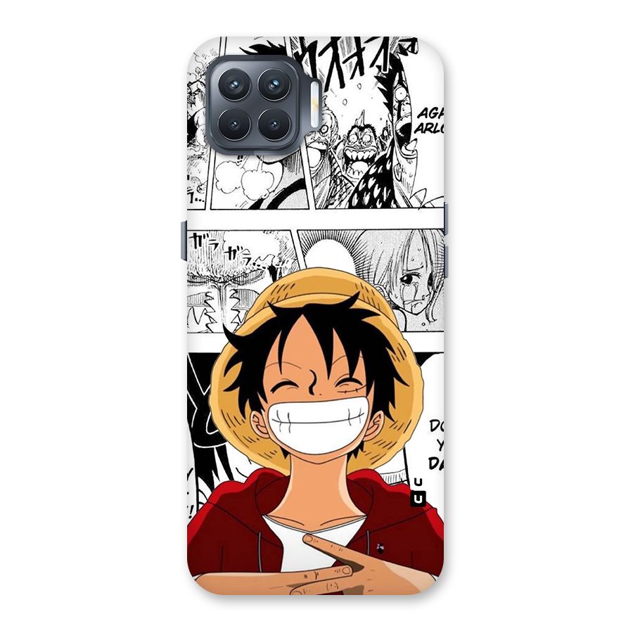 Manga Style Luffy Back Case for Oppo F17 Pro