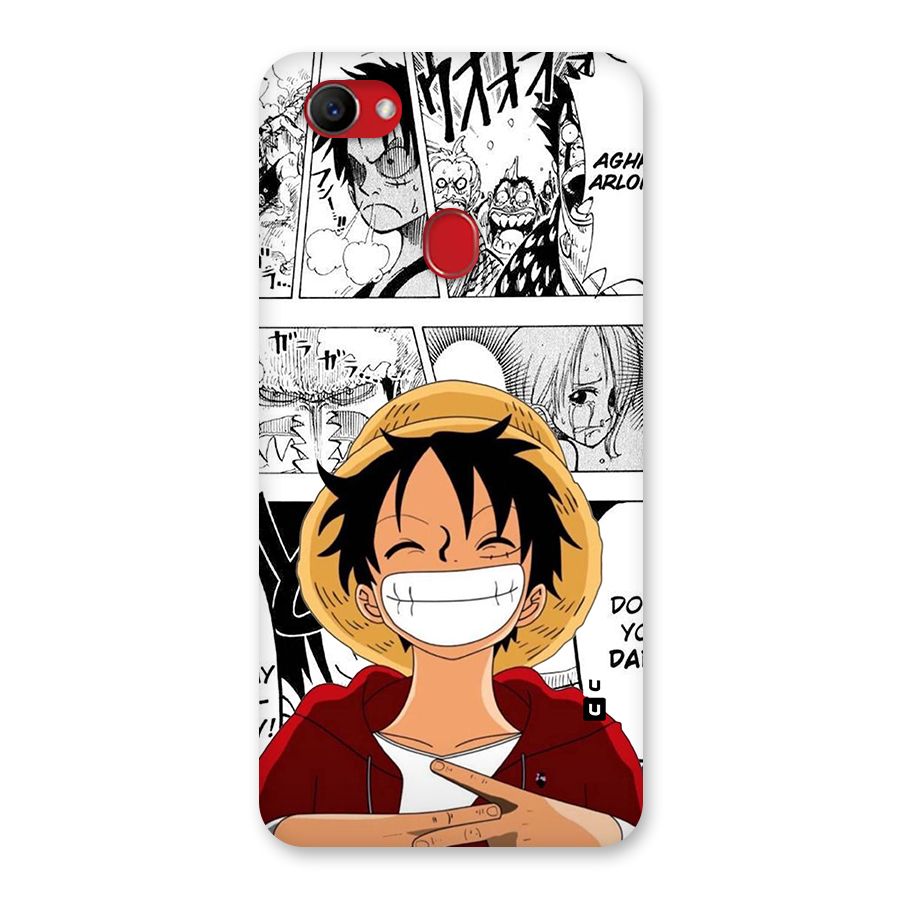 Manga Style Luffy Back Case for Oppo F7