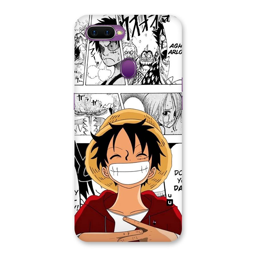 Manga Style Luffy Back Case for Oppo F9