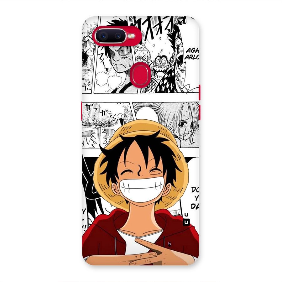 Manga Style Luffy Back Case for Oppo F9 Pro