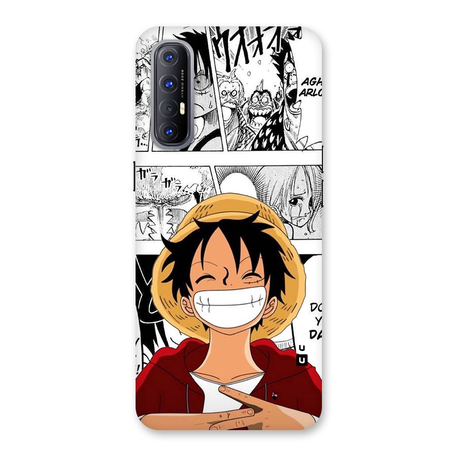 Manga Style Luffy Back Case for Oppo Reno3 Pro