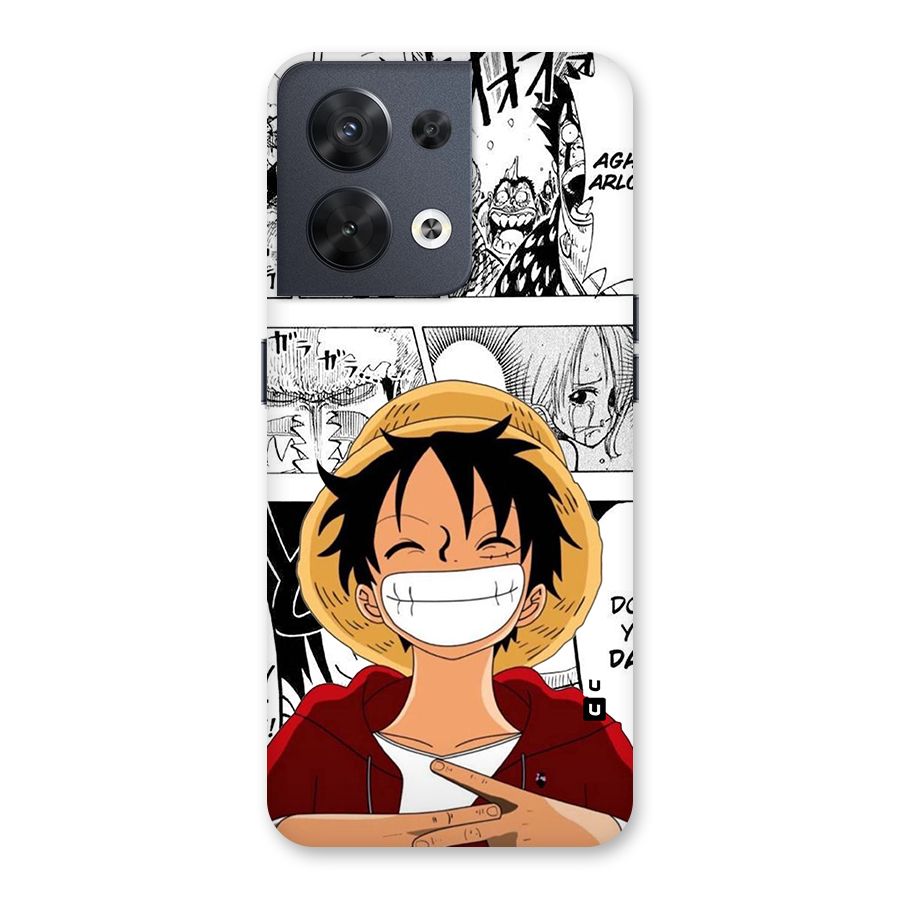 Manga Style Luffy Back Case for Oppo Reno8 5G