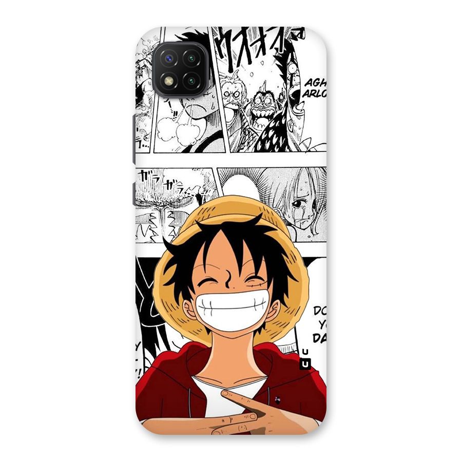 Manga Style Luffy Back Case for Poco C3
