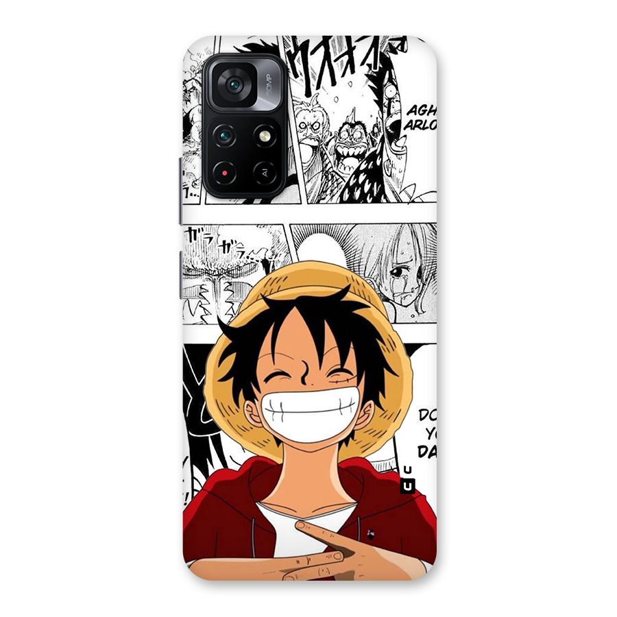 Manga Style Luffy Back Case for Poco M4 Pro 5G