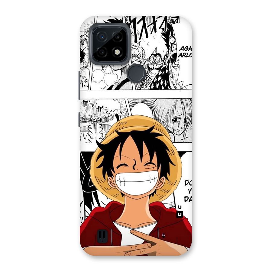 Manga Style Luffy Back Case for Realme C21
