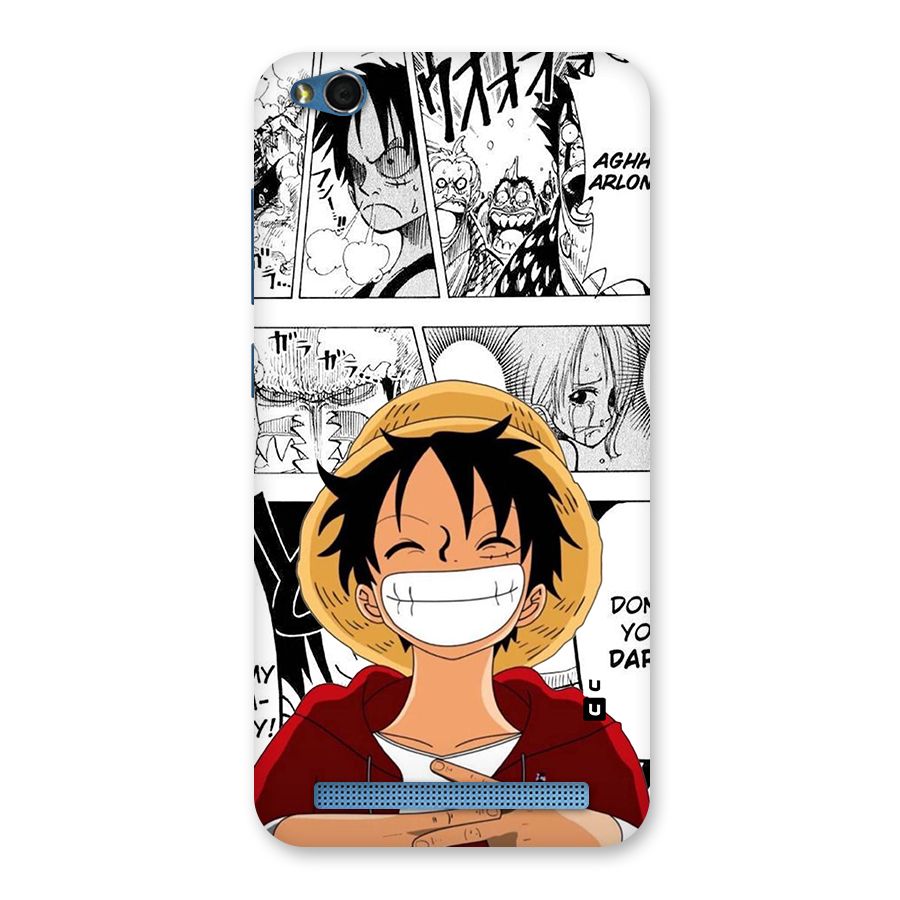 Manga Style Luffy Back Case for Redmi 5A