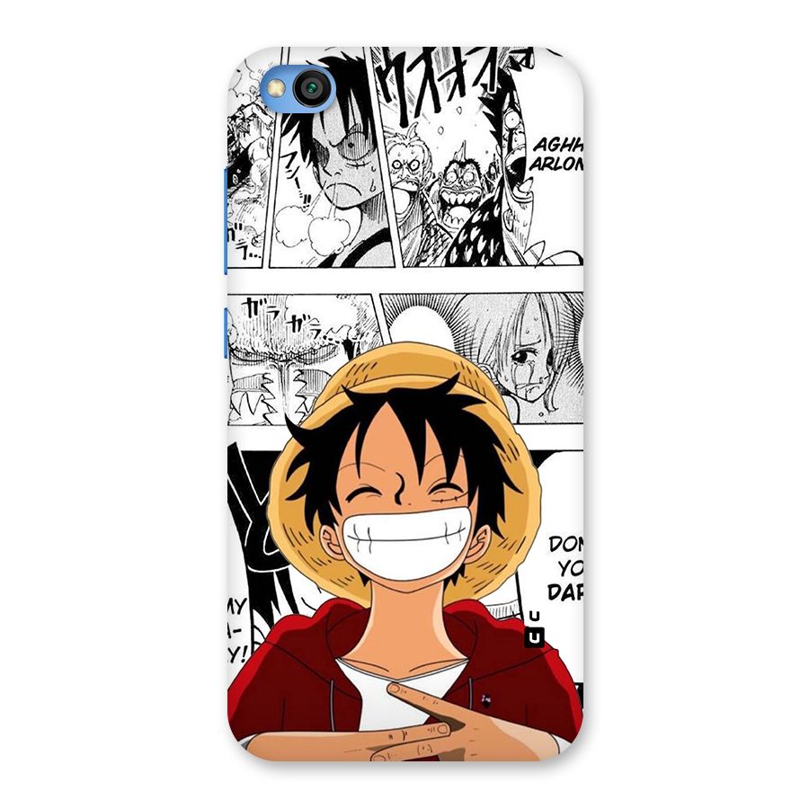 Manga Style Luffy Back Case for Redmi Go