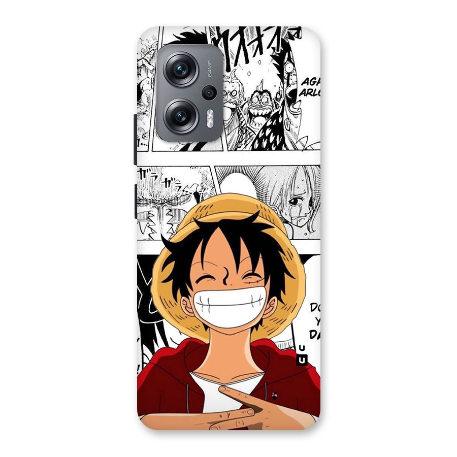 Manga Style Luffy Back Case for Redmi K50i