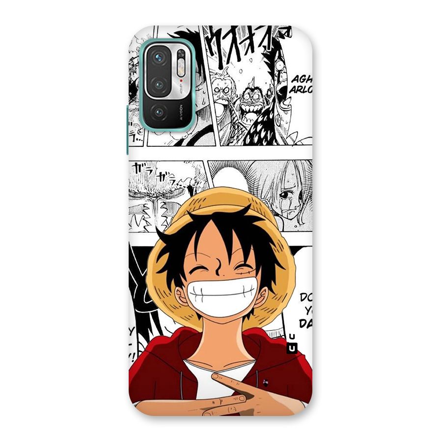 Manga Style Luffy Back Case for Redmi Note 10T 5G