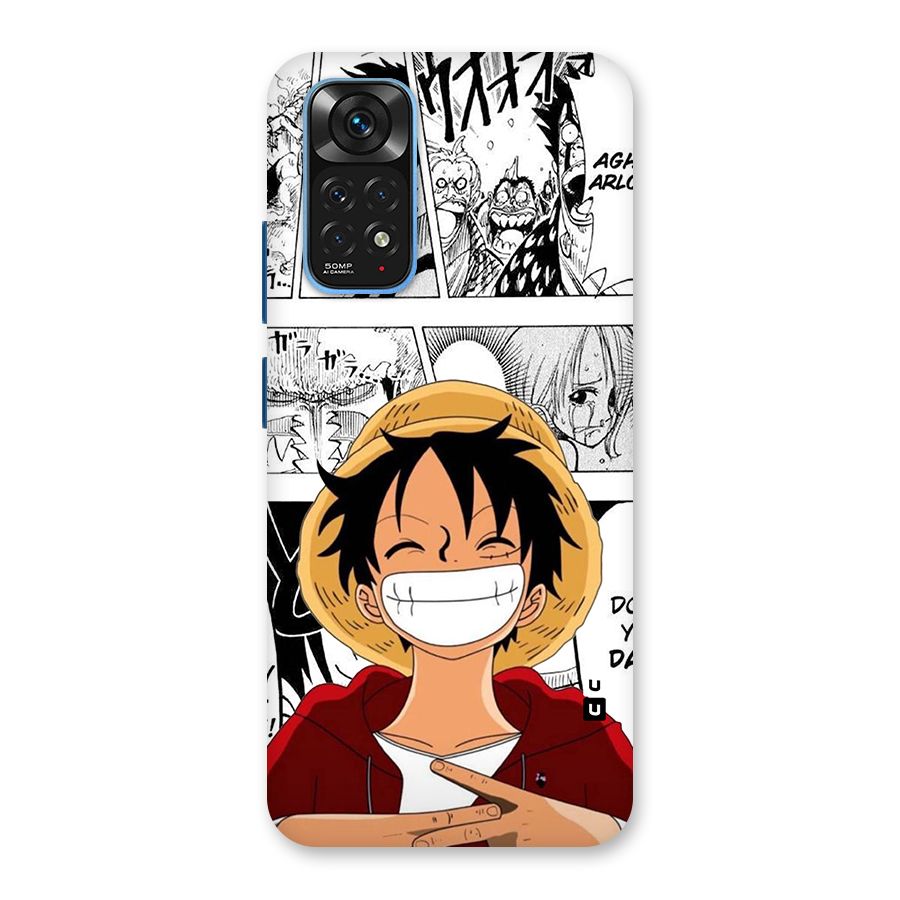 Manga Style Luffy Back Case for Redmi Note 11S