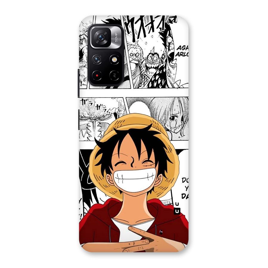 Manga Style Luffy Back Case for Redmi Note 11T 5G