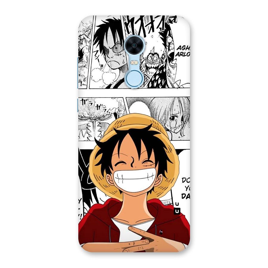 Manga Style Luffy Back Case for Redmi Note 5