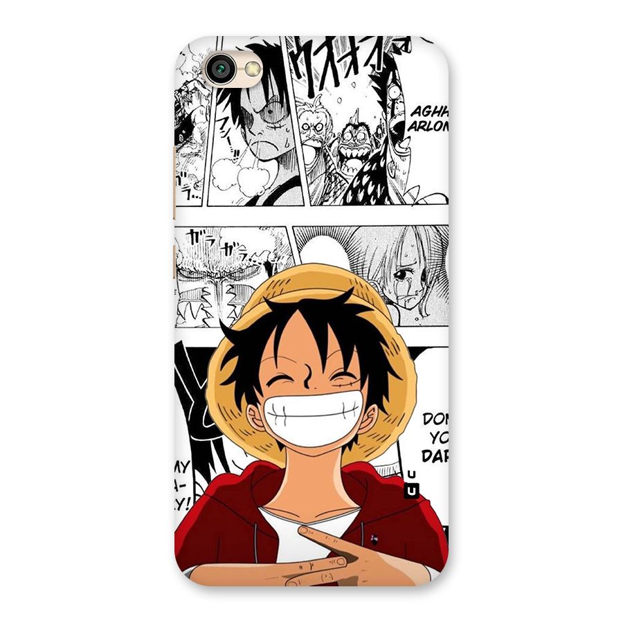 Manga Style Luffy Back Case for Redmi Y1 Lite