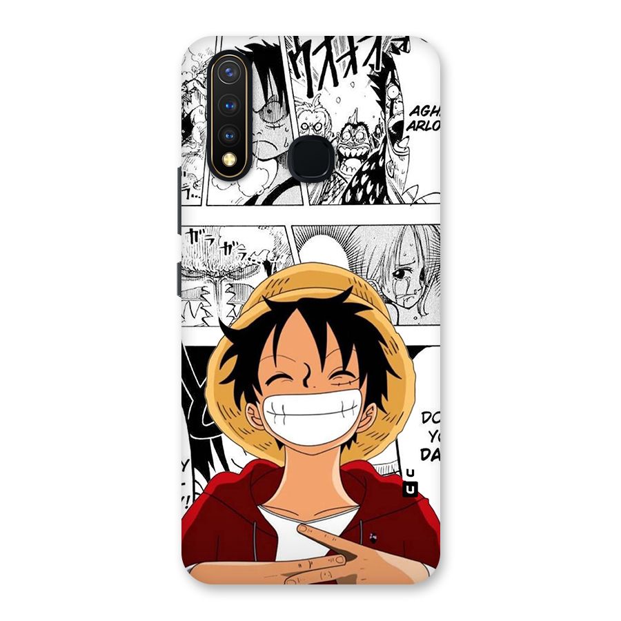 Manga Style Luffy Back Case for Vivo U20