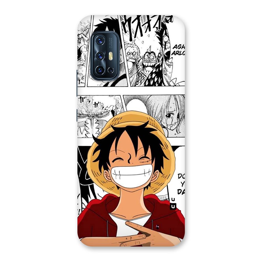 Manga Style Luffy Back Case for Vivo V17