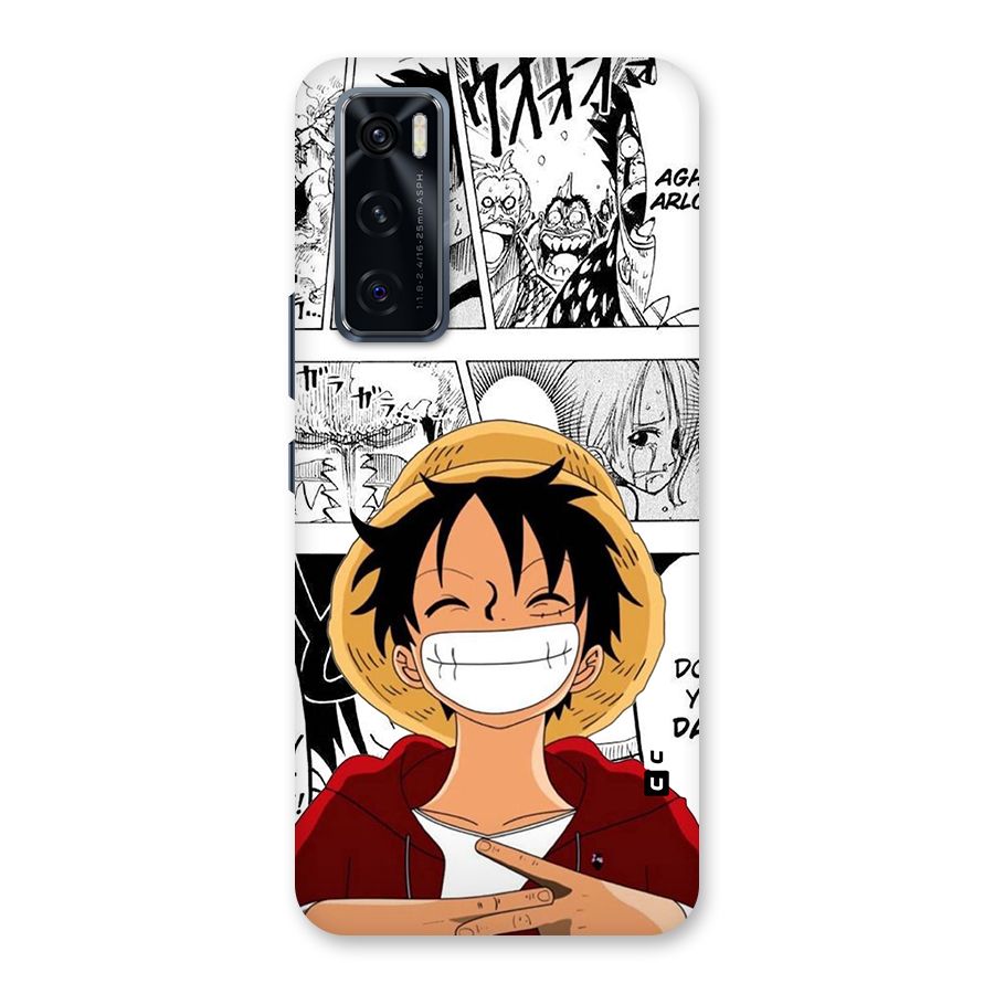 Manga Style Luffy Back Case for Vivo V20 SE