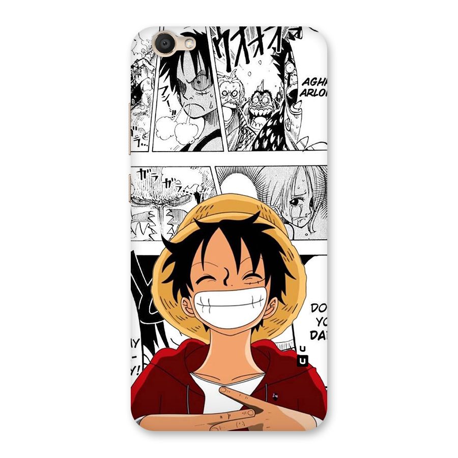 Manga Style Luffy Back Case for Vivo V5