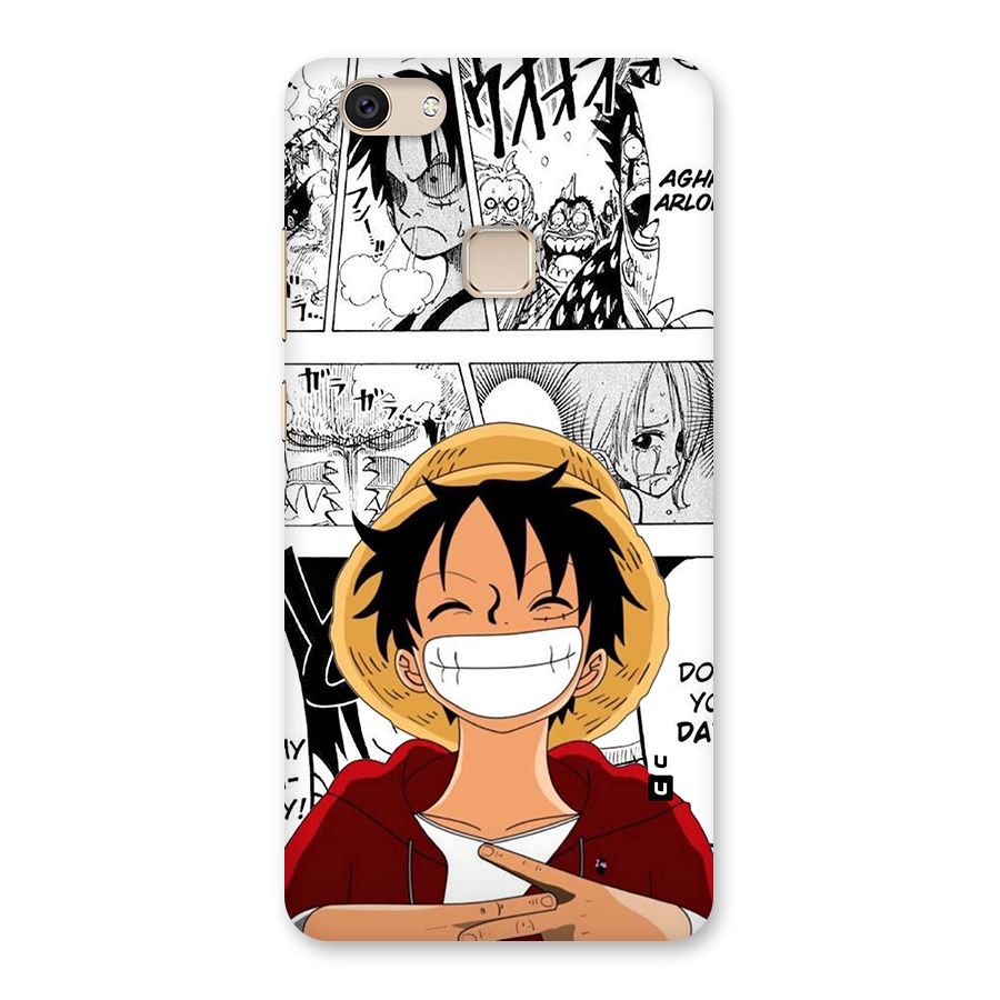 Manga Style Luffy Back Case for Vivo V7