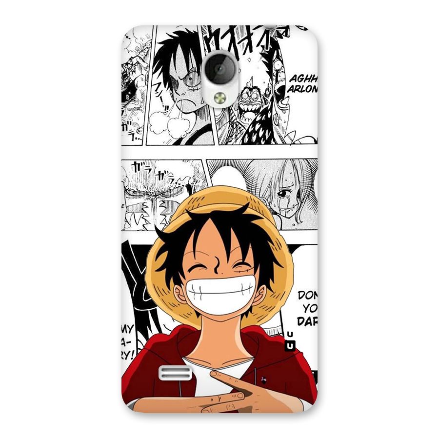 Manga Style Luffy Back Case for Vivo Y21