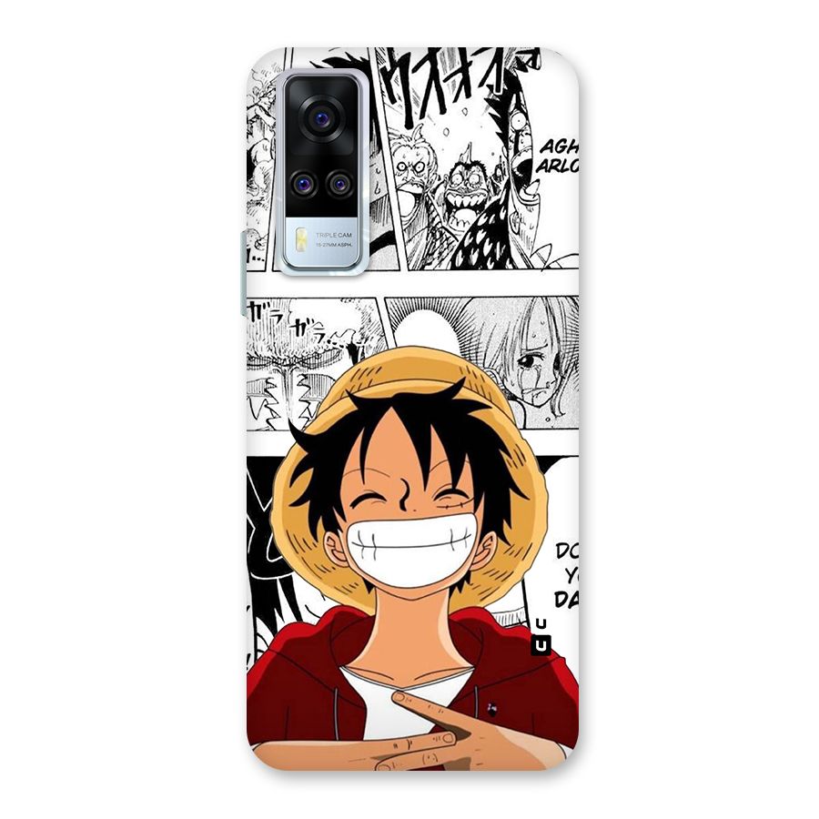 Manga Style Luffy Back Case for Vivo Y31