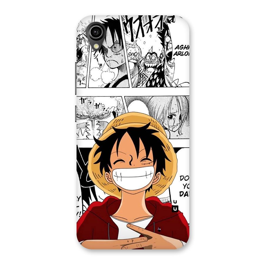 Manga Style Luffy Back Case for Vivo Y90