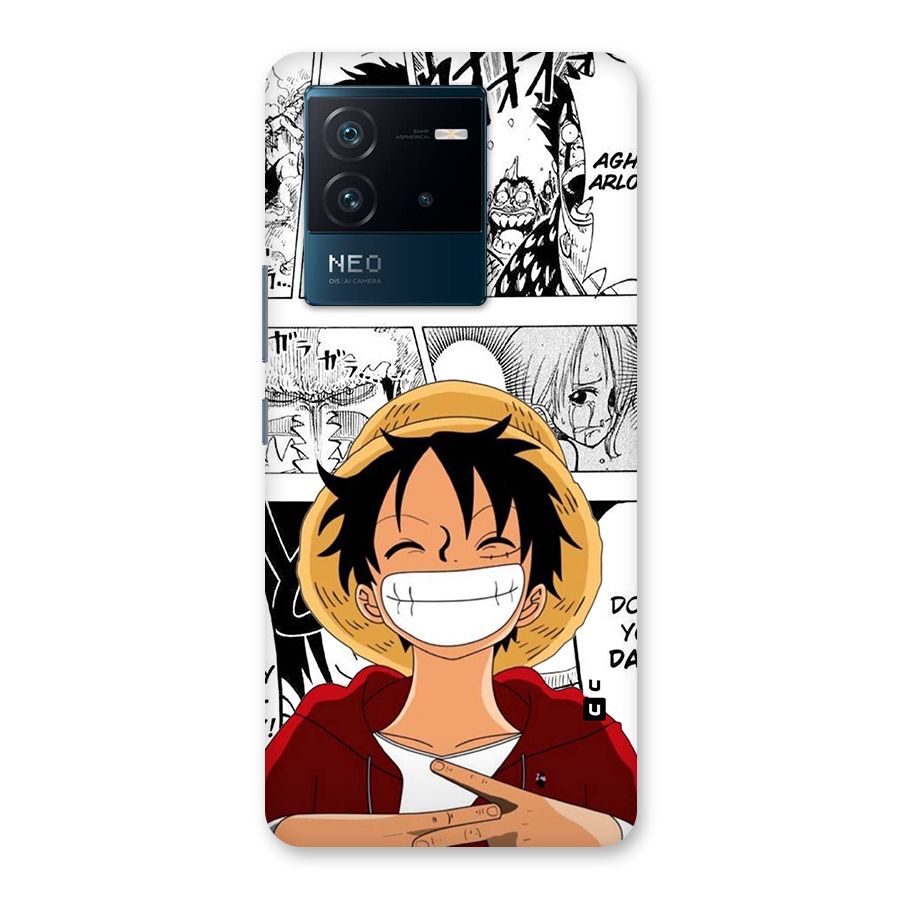 Manga Style Luffy Back Case for Vivo iQOO Neo 6 5G