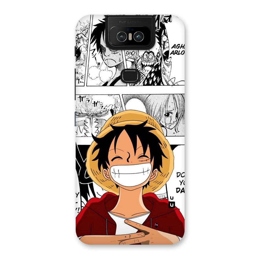 Manga Style Luffy Back Case for Zenfone 6z