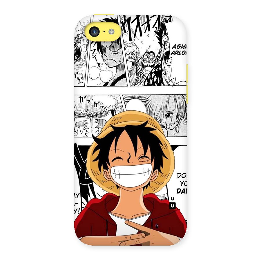 Manga Style Luffy Back Case for iPhone 5C