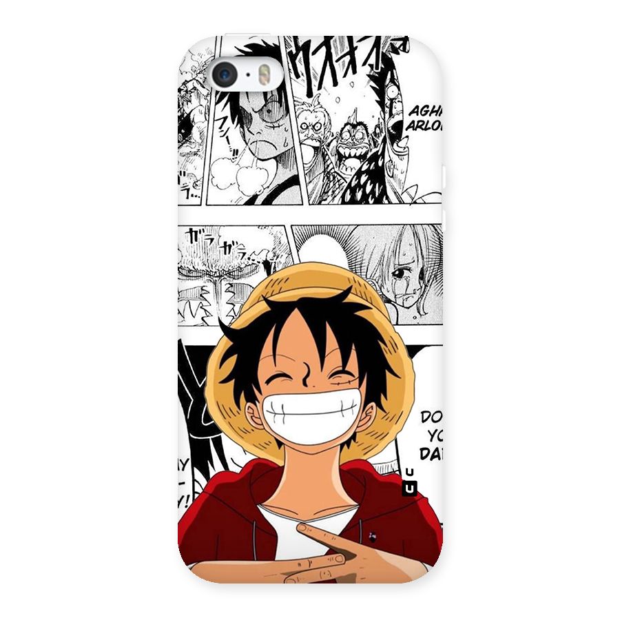 Manga Style Luffy Back Case for iPhone 5 5s